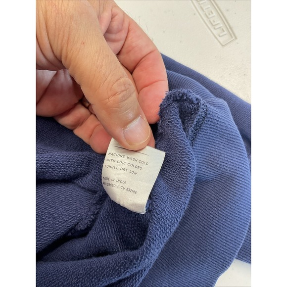 Pact Organic Cotton Women's Navy blue M/LG Crewneck‎ Sweatshirt Classic Normcore - Picture 7 of 11